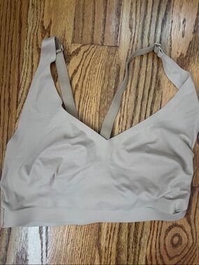 Soma Beige Enbliss Racerback  Wireless Bralette, Large
